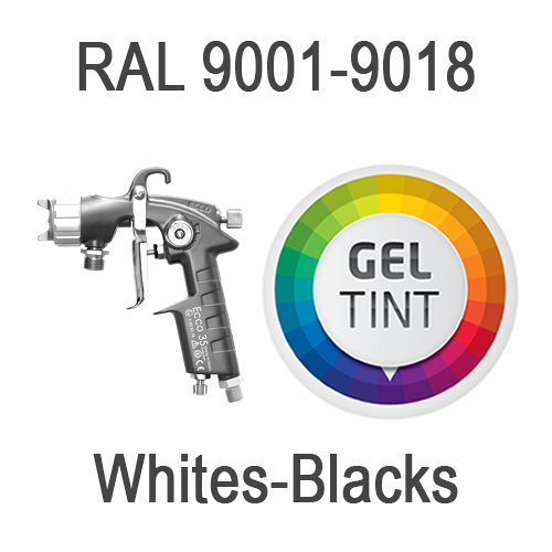 Spray Polyester Gelcoat - RAL 9001-9018